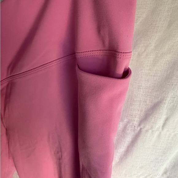 NWT Women’s Fabletics Pure Luxe Oasis Crossover Leggings - Sunset Pink-XL - Picture 5 of 8
